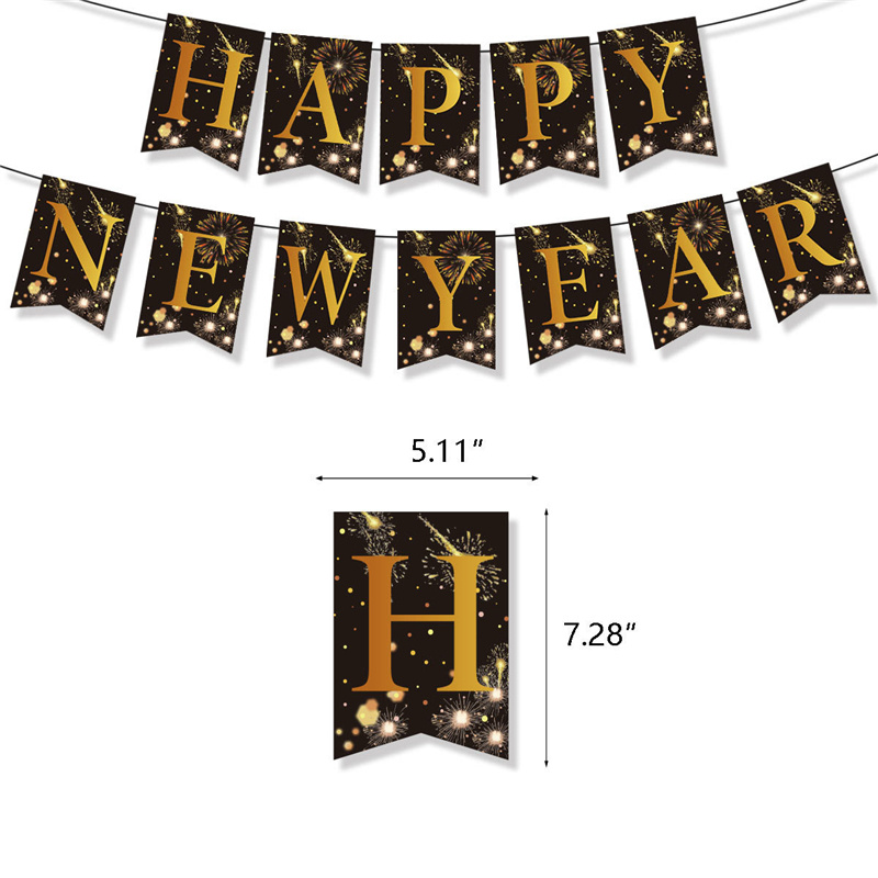 Decorative Balloons Banners And Happy New Year Set For The New Year Party In - Image 3