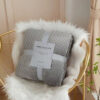 Solid Color Flannel Wheat Grain Blanket Children's Blankets - Image 7