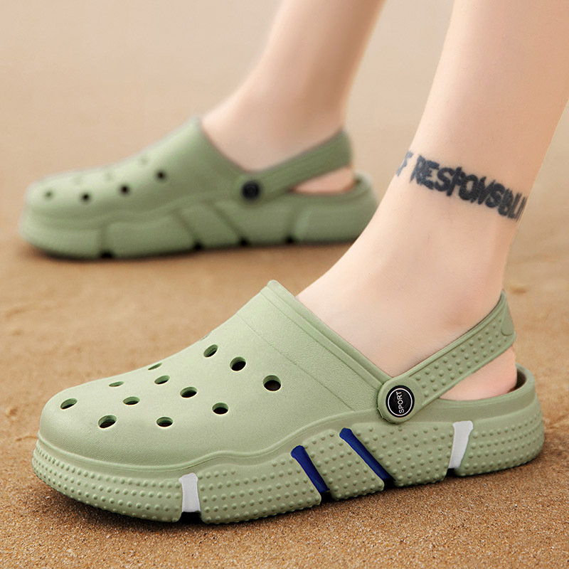 Men Sandals Summer Hole Shoes Beach Slippers - Image 6
