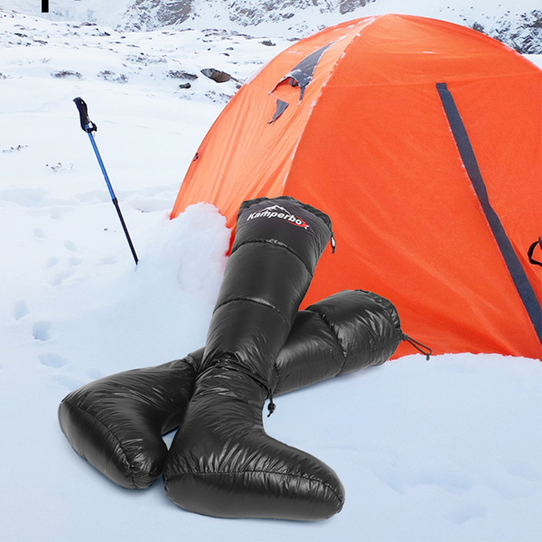 Camping Down Socks Kamperbox Sleeping Bag Down Boots - Prohibited Sales Platform - Temu - Image 5