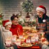 3Pack Christmas Flameless LED Pillar Candles Deer Flickering Lights w/ Remote Timer 3 Modes - Image 10