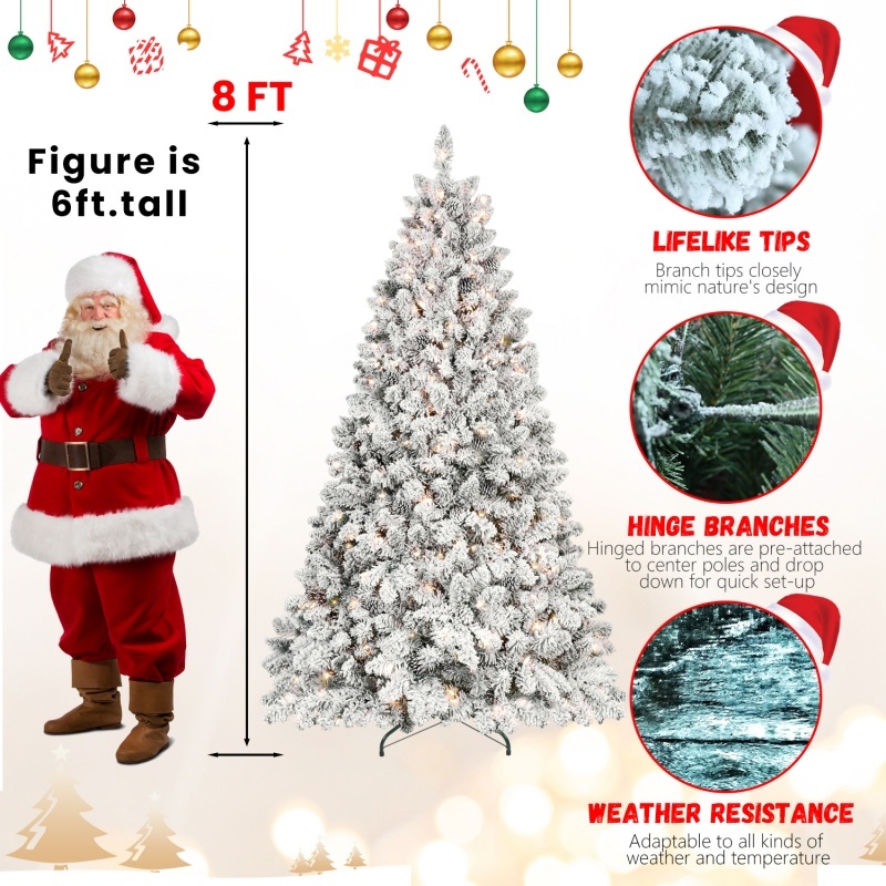 PVC, Christmas Tree, Christmas Decorations, Warm Lights - Image 5