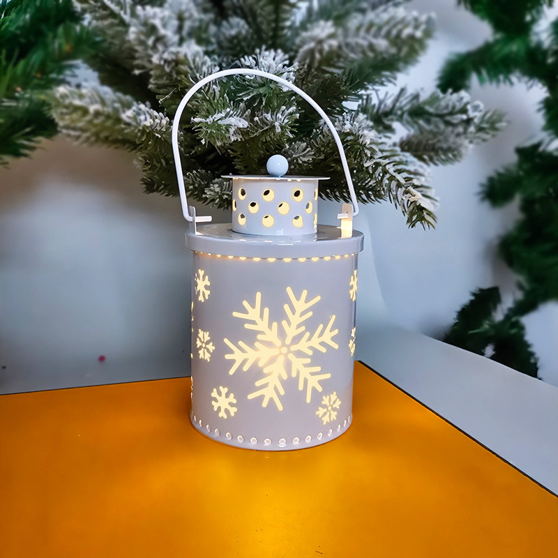 Christmas LED Candle Lantern Small Nordic Wind Light Flameless Electronic Holiday Decor - Image 9