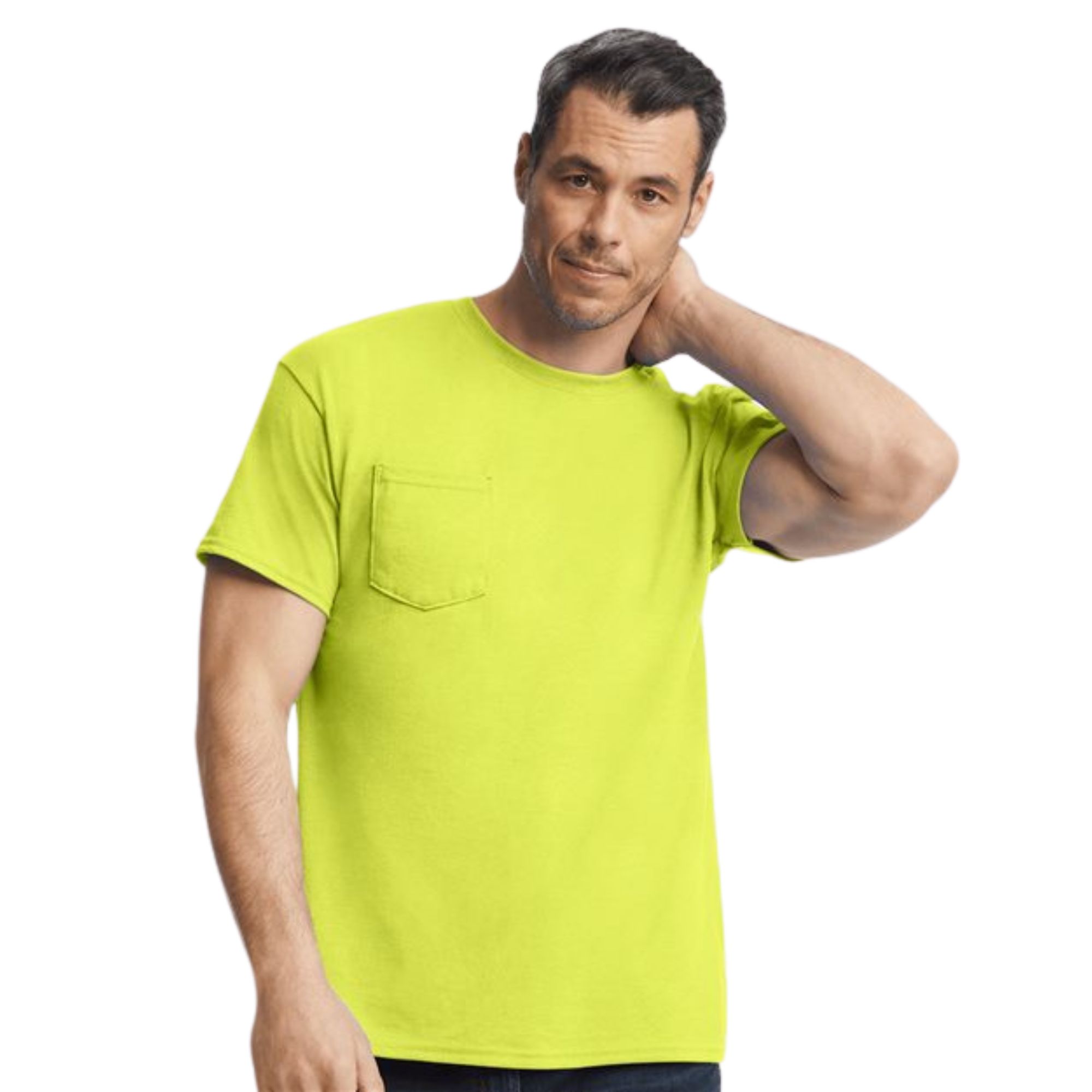 Gildan Unisex DryBlend Short Sleeve Pocket T-Shirt