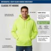 Gildan Unisex Heavy Blend Classic fit Hooded Sweatshirt - Image 3