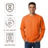 Gildan Men's Heavy Blend Classic fit Crewneck Sweatshirt - Image 4