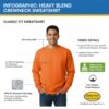 Gildan Men's Heavy Blend Classic fit Crewneck Sweatshirt - Image 5