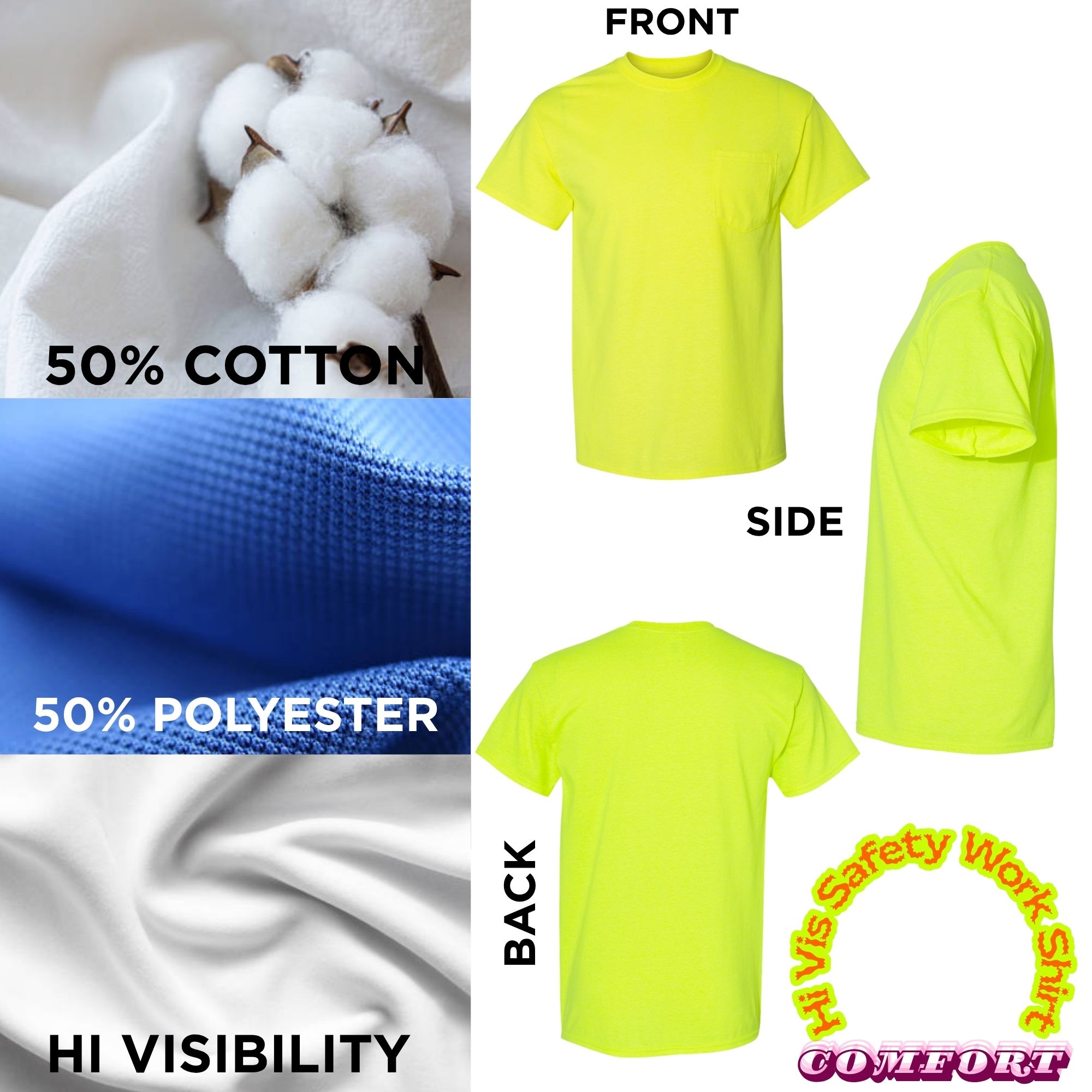 Gildan Unisex DryBlend Pocket T-Shirt - 8300 - Image 6