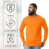 Gildan Men's 100% Cotton Long Sleeve Pocket T-Shirt - Image 5