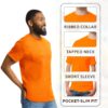 Gildan Unisex DryBlend Short Sleeve Pocket T-Shirt - Image 6