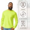 Gildan Men's 100% Cotton Long Sleeve Pocket T-Shirt - Image 6