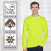 Gildan Unisex DryBlend 50/50 Long Sleeve T-Shirt - Image 8