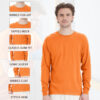 Gildan Unisex DryBlend 50/50 Long Sleeve T-Shirt - Image 3