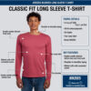 JERZEES Unisex Dri-Power Long Sleeve 50/50 T-Shirt - Image 3