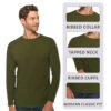 Lane Seven Heavyweight Long Sleeve T-Shirt - Image 4