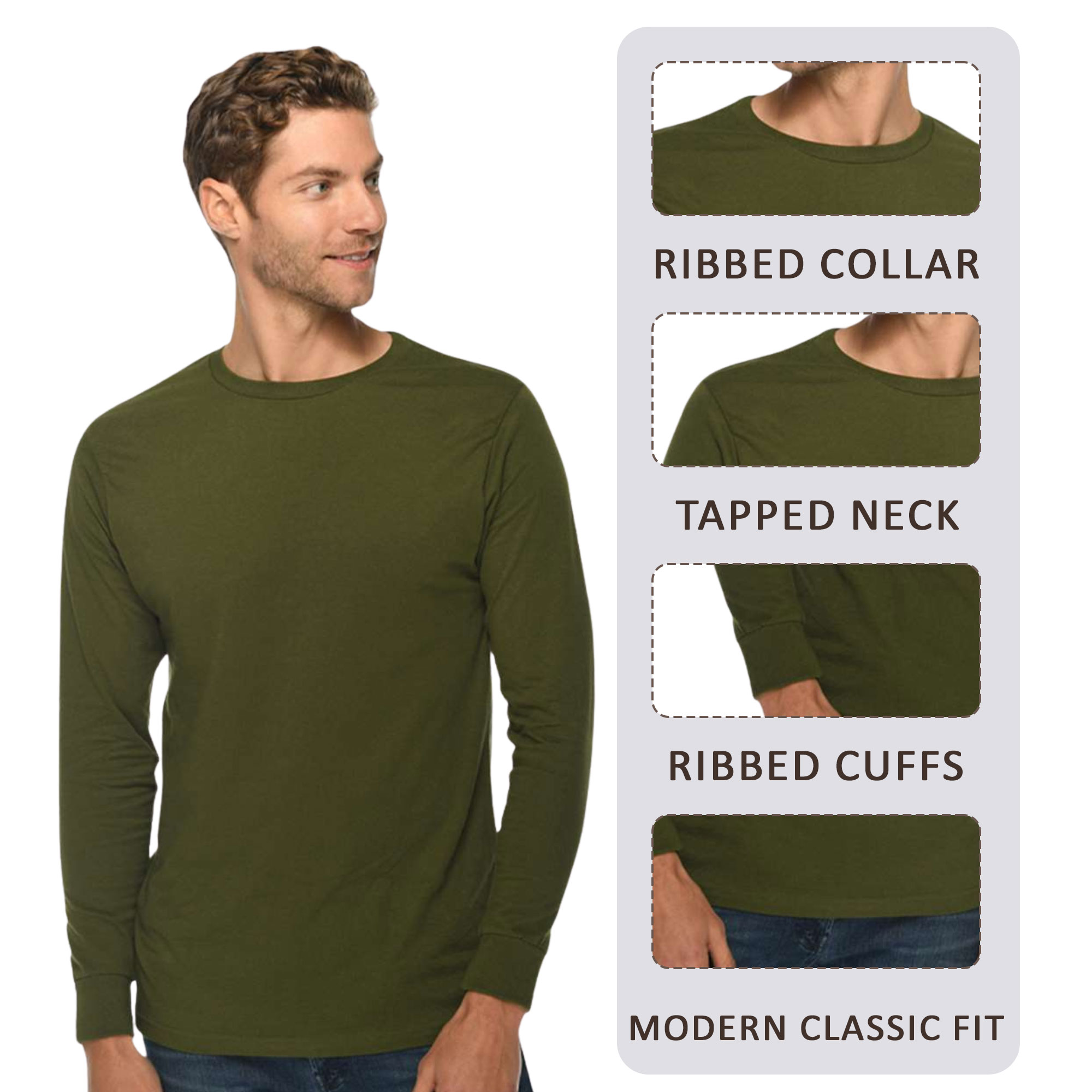 Lane Seven Heavyweight Long Sleeve T-Shirt - Image 4
