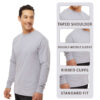 M&O Men's Gold Soft Touch Long Sleeve T-Shirt - Image 2