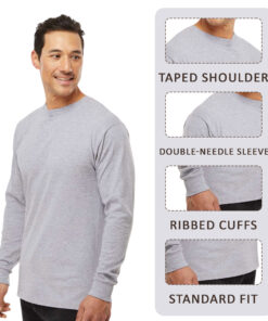 Alternative view of M&O Men's Gold Soft Touch Long Sleeve T-Shirt