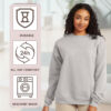 Hanes Unisex EcoSmart Crewneck Sweatshirt - P160 - Image 2