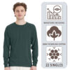 Hanes Unisex Essential-T Long Sleeve T-Shirt - Image 4