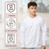 Tultex Men's Fleece Pullover Crewneck Sweatshirt - 340 - Image 6