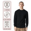 American Apparel Unisex Heavyweight Cotton Long Sleeve Tee - 1304 - Image 5