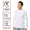 M&O Men's Gold Soft Touch Long Sleeve T-Shirt - Image 5