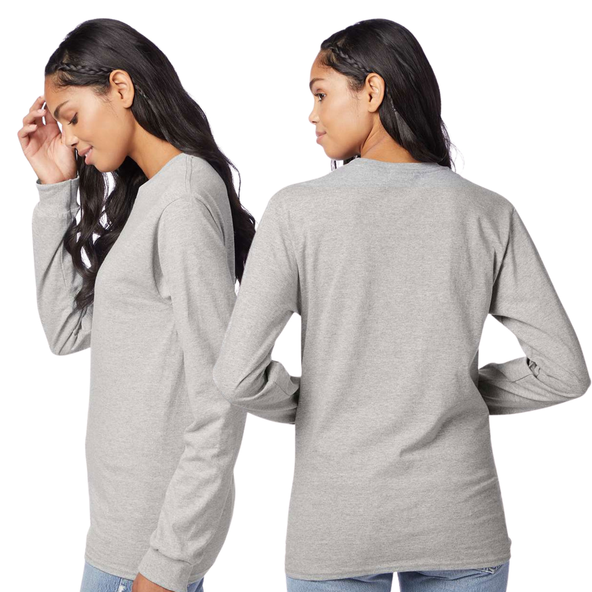 Hanes Authentic Long Sleeve T-Shirt - Image 5