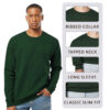 Tultex Men's Fleece Pullover Crewneck Sweatshirt - 340 - Image 4