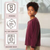 BELLA + CANVAS Youth 6oz. Heavyweight Long Sleeve Tee - Image 5