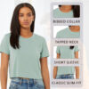 BELLA + CANVAS Women’s Flowy Crop Tee - Image 5