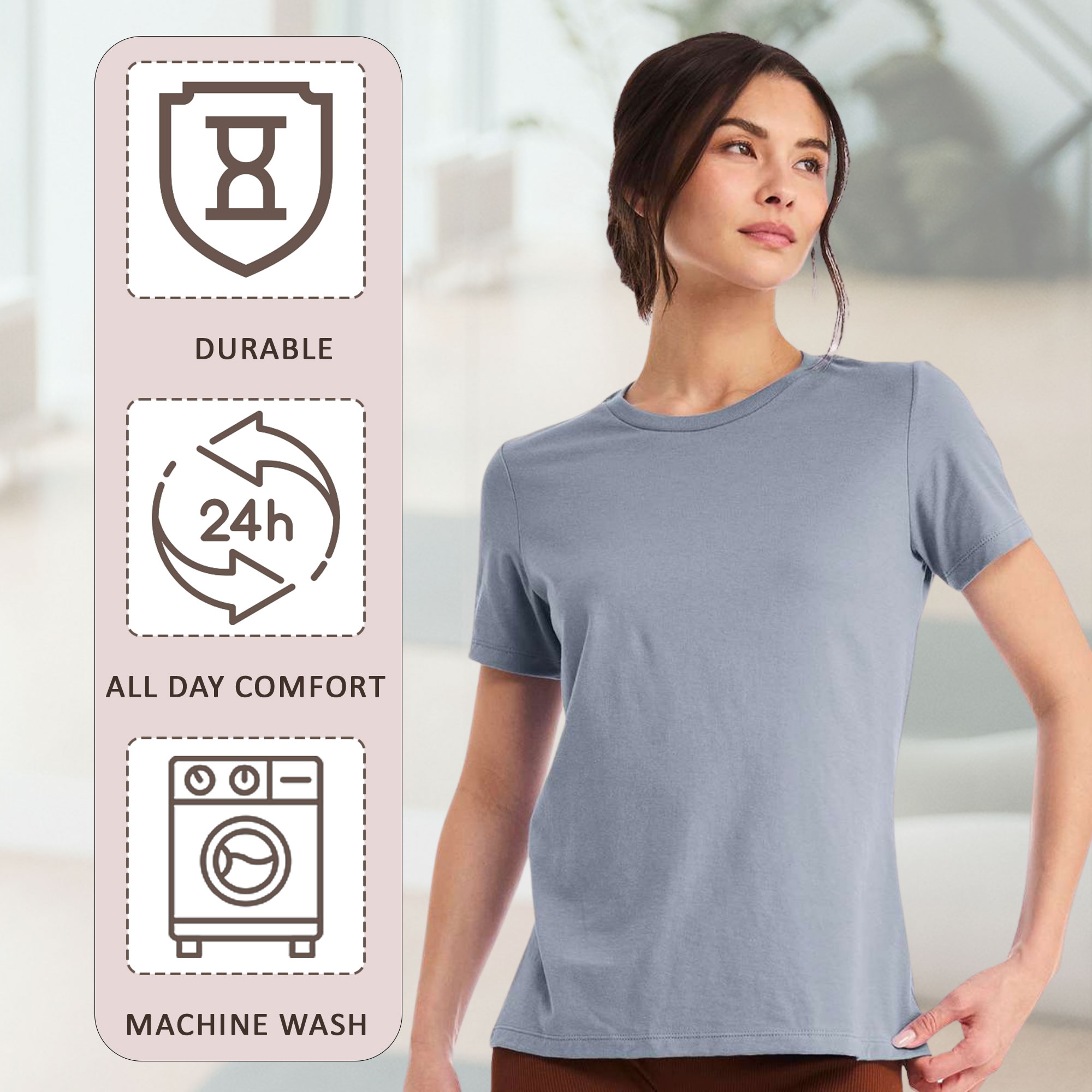 BELLA + CANVAS Women’s Relaxed Jersey Tee - Image 4