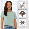 BELLA + CANVAS Women’s Flowy Crop Tee - Image 6