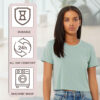 BELLA + CANVAS Women’s Flowy Crop Tee - Image 7