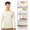 Next Level Unisex Cotton Long Sleeve T-Shirt - Image 4