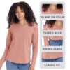 Next Level Women's Cotton Relaxed Long Sleeve T-Shirt - 3911 - Image 3