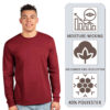 Next Level Unisex CVC Long Sleeve T-Shirt - Image 6