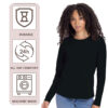 Next Level Women's Cotton Relaxed Long Sleeve T-Shirt - 3911 - Image 5