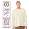 BELLA + CANVAS 6 oz. Heavyweight Long Sleeve Tee - Image 6